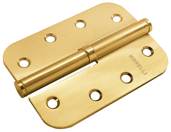 Петля карточная разъемная MSND-C 100X70X2.5 SG L с подшипником стальная левая, врезная, цвет матовое золото фото купить Самара