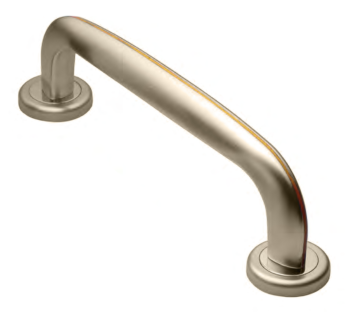 Ручка-скоба SUNRISE PH NIS/GIALLO, цвет - матовый никель/желтый фото купить Самара