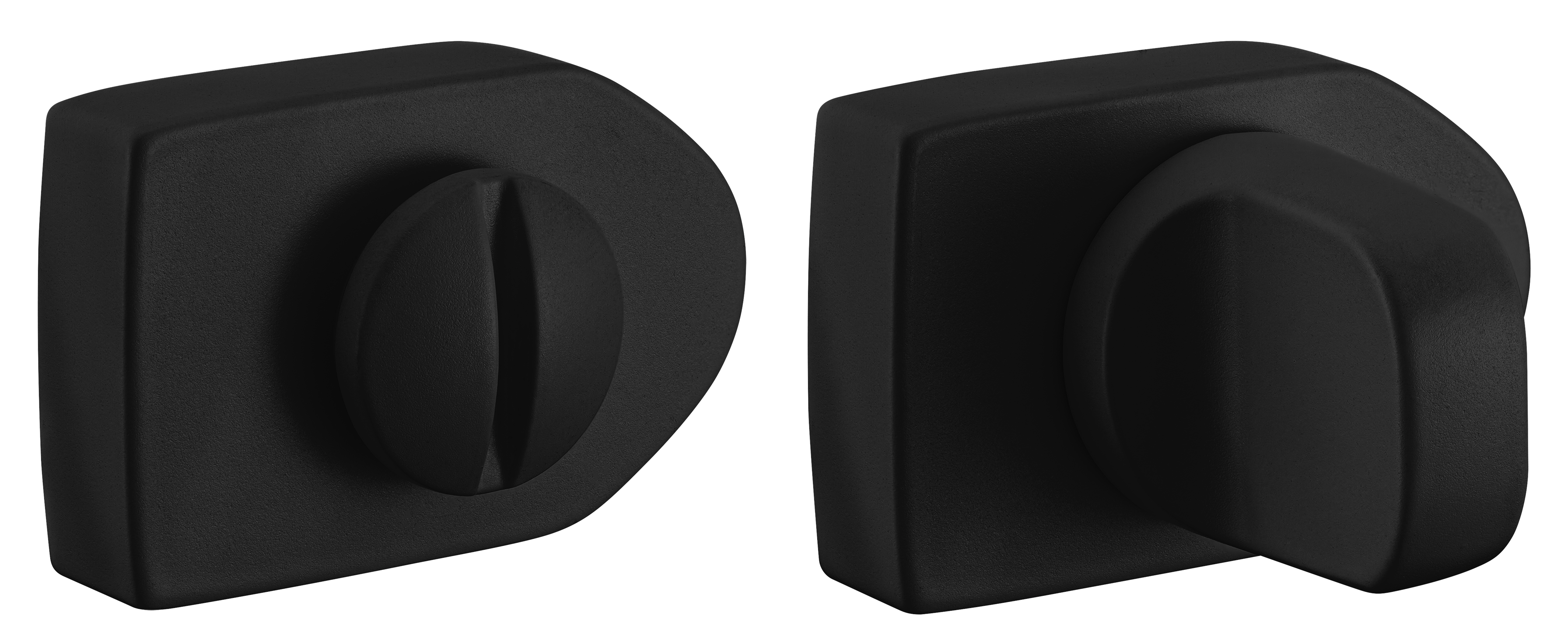 Завертка сантехническая LUX-WC-SH NERO-ST цвет - черный soft-touch фото купить Самара