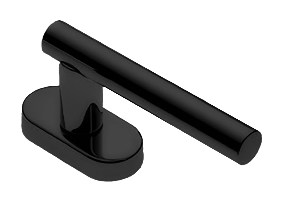 Ручка оконная CALLA W1 NERO, цвет - черный фото купить Самара