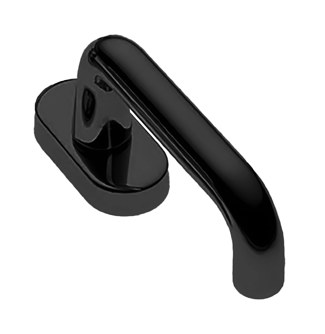 Ручка оконная IRIS W1 NERO, цвет - черный фото купить Самара