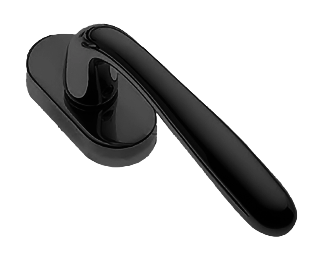 Ручка оконная RUBINO W1 NERO, цвет - черный фото 1 Ручка оконная RUBINO W1 NERO, цвет - черный фото купить Самара