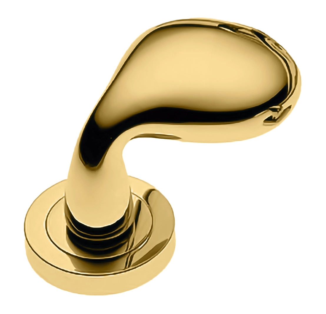 Ручка дверная SIENA-2 R2 OTL раздельная на круглой розетке, цвет - золото фото 1 Ручка дверная SIENA-2 R2 OTL раздельная на круглой розетке, цвет - золото фото купить Самара
