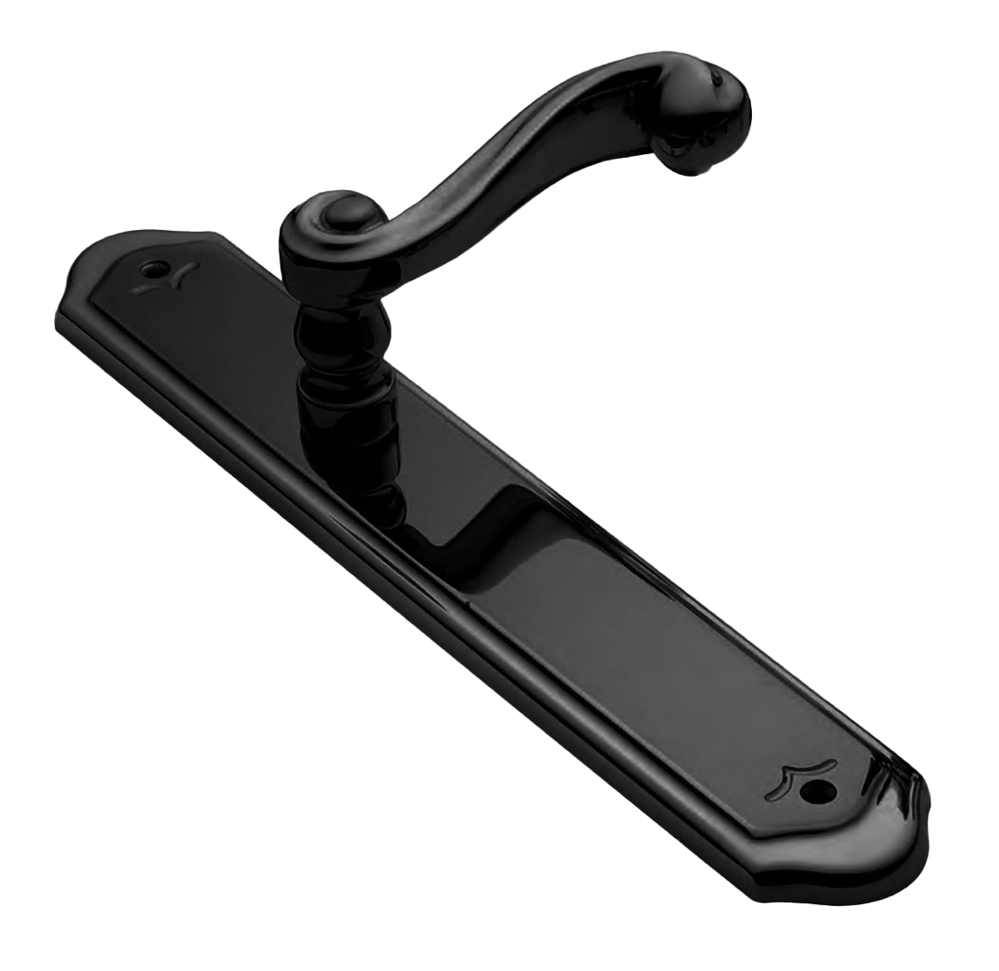 Ручка на планке PLAZA PL NERO, цвет - черный фото 1 Ручка на планке PLAZA PL NERO, цвет - черный фото купить Самара