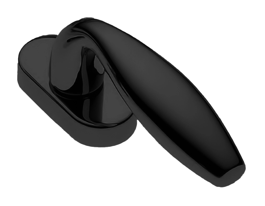 Ручка оконная SIENA W1 NERO, цвет - черный фото 1 Ручка оконная SIENA W1 NERO, цвет - черный фото купить Самара