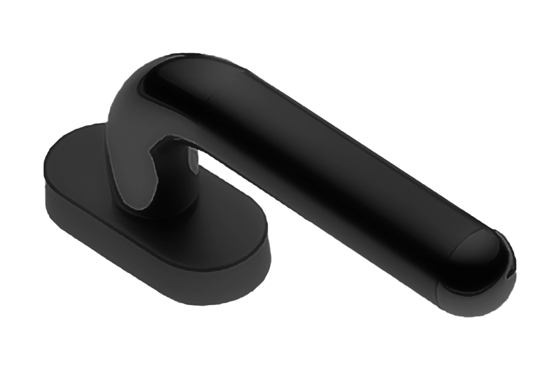 Ручка оконная GAVANA W1 NERO, цвет - черный фото 1 Ручка оконная GAVANA W1 NERO, цвет - черный фото купить Самара