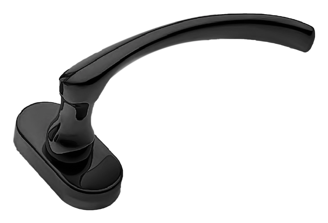 Ручка оконная ARCH W1 NERO, цвет - черный фото 1 Ручка оконная ARCH W1 NERO, цвет - черный фото купить Самара