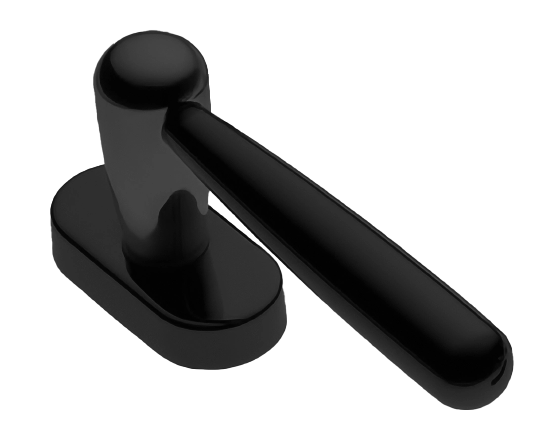 Ручка оконная PINOKKIO W1 NERO, цвет - черный фото 1 Ручка оконная PINOKKIO W1 NERO, цвет - черный фото купить Самара