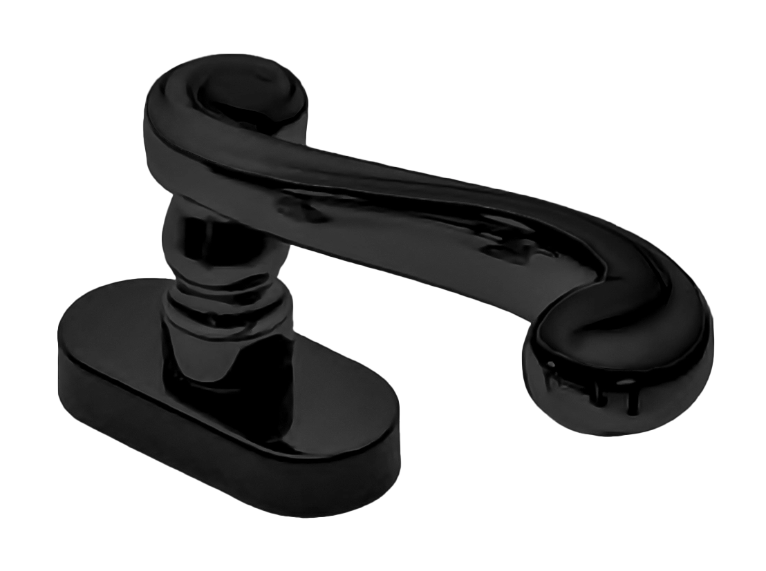 Ручка оконная PLAZA W1 NERO, цвет - черный фото 1 Ручка оконная PLAZA W1 NERO, цвет - черный фото купить Самара