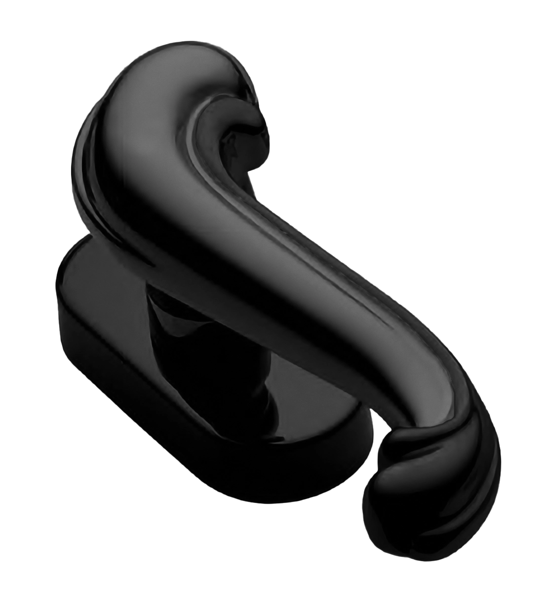 Ручка оконная BAROCCO W1 NERO, цвет - черный фото 1 Ручка оконная BAROCCO W1 NERO, цвет - черный фото купить Самара