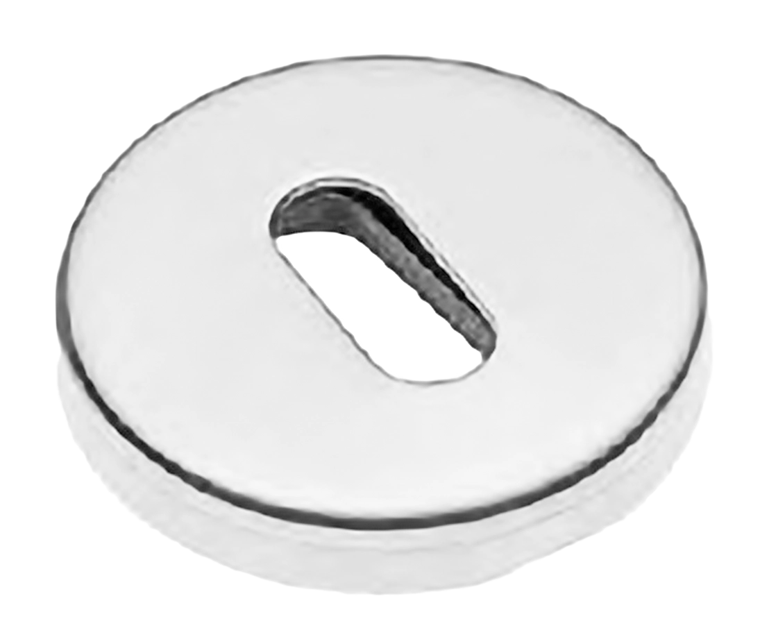 Накладка на ключевой цилиндр LUX-FK-R3-E BIA на круглой розетке под ключ буратино, цвет - белый фото купить Самара