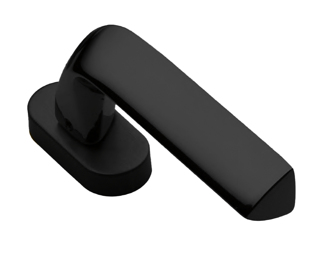 Ручка оконная MATRIX W1 NERO, цвет - черный фото 1 Ручка оконная MATRIX W1 NERO, цвет - черный фото купить Самара