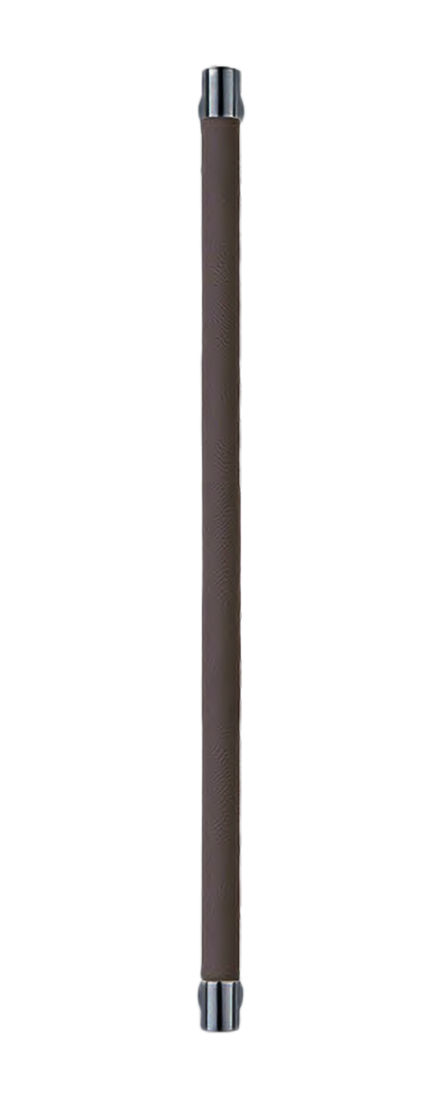 Ручка-скоба HIDE LEATHER PH/B NERO/GRAFITE, цвет - черный/графит фото купить Самара