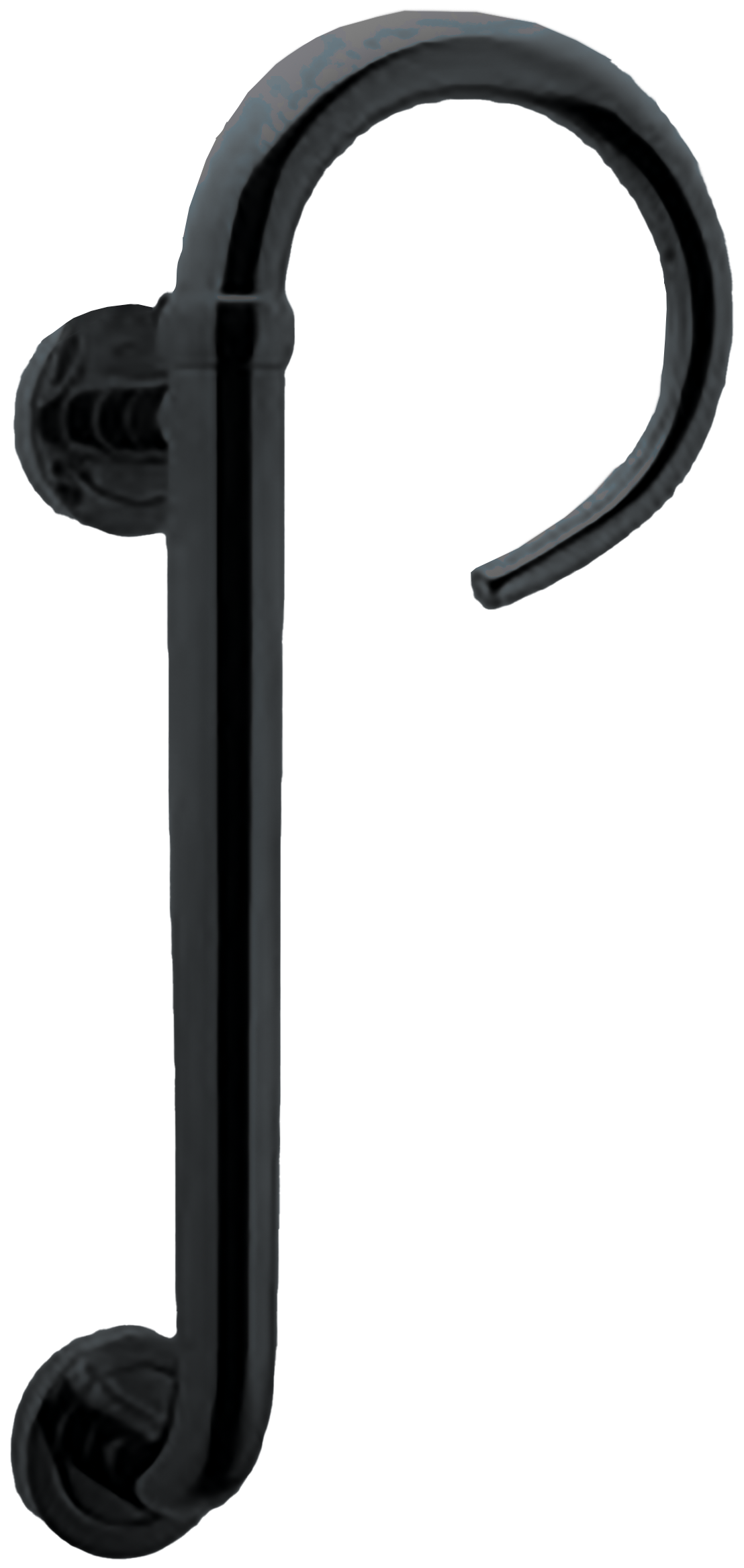 Ручка-скоба LANGOUST PH R NERO, цвет - черный фото купить Самара