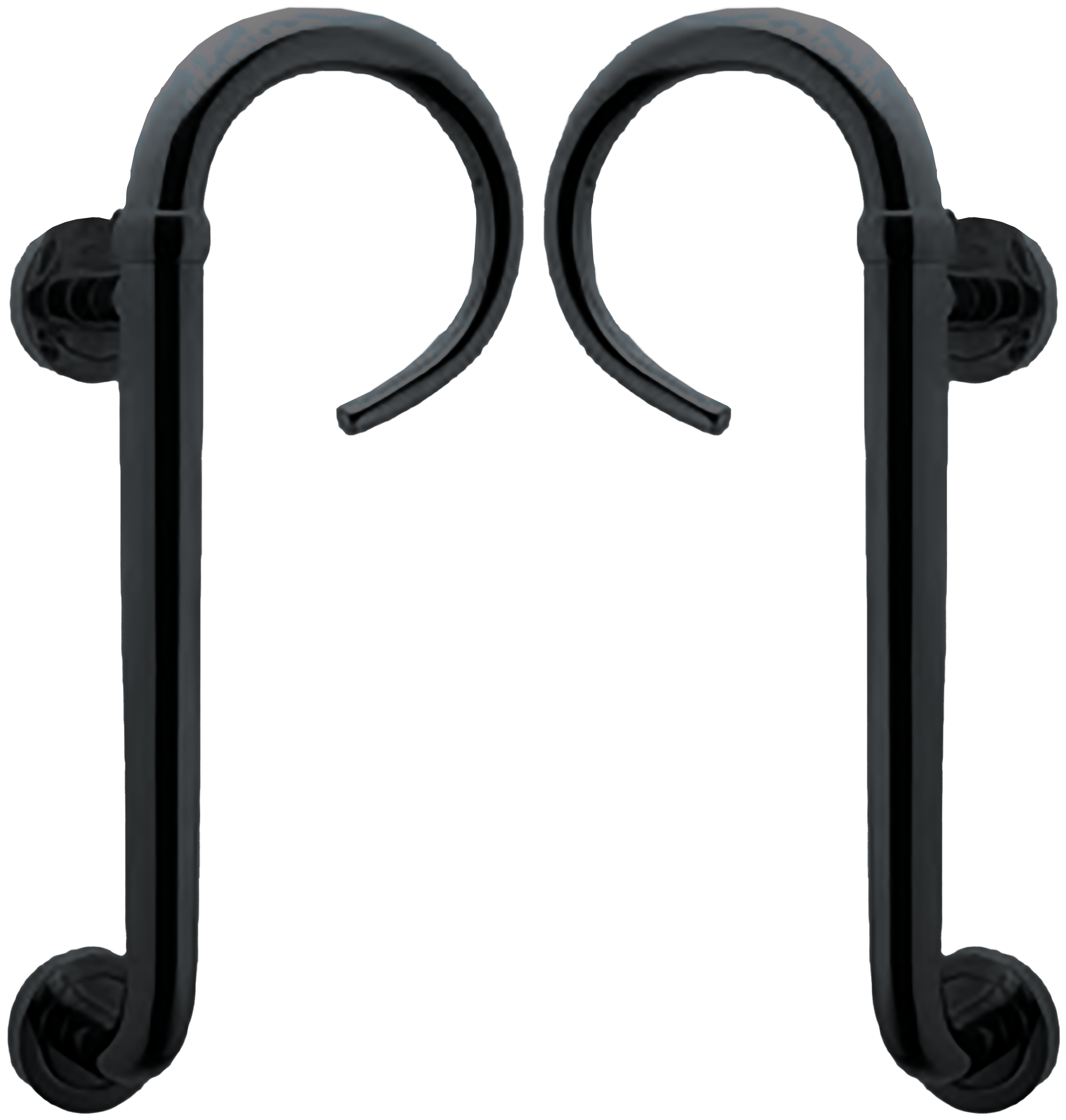 Ручка-скоба LANGOUST PH NERO, цвет - черный фото купить Самара