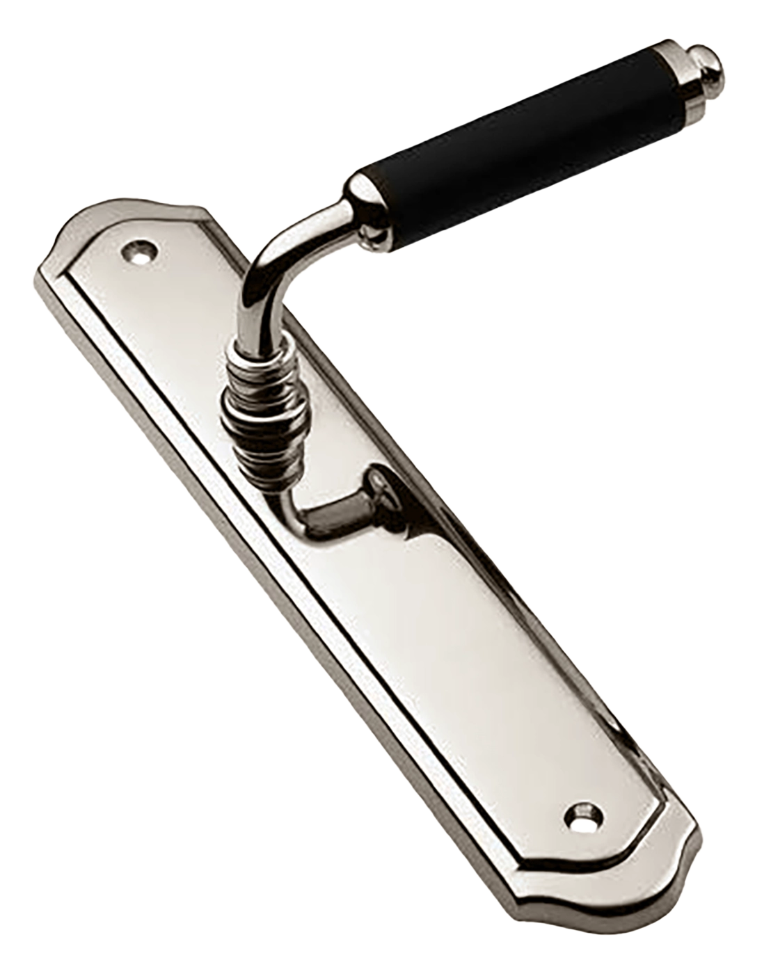 Ручка дверная на планке RIVA PL NIK, цвет никель, латунь фото купить в Самаре