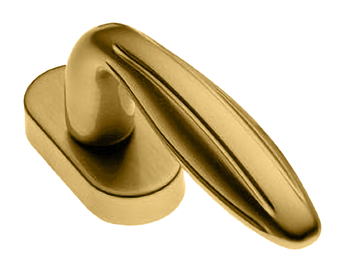 Ручка оконная BUD W1 OSA, цвет - матовое золото фото купить в Самаре