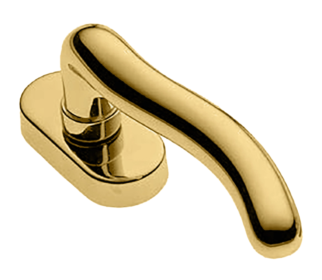 Ручка оконная SNAKE W1 OTL, цвет - золото фото купить в Самаре