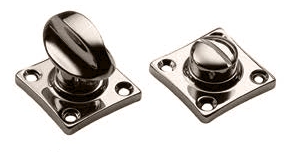 LUX-WC-RIVA NIK, завертка сантехническая на квадратной розетке для ручки RIVA, цвет - никель фото купить в Самаре