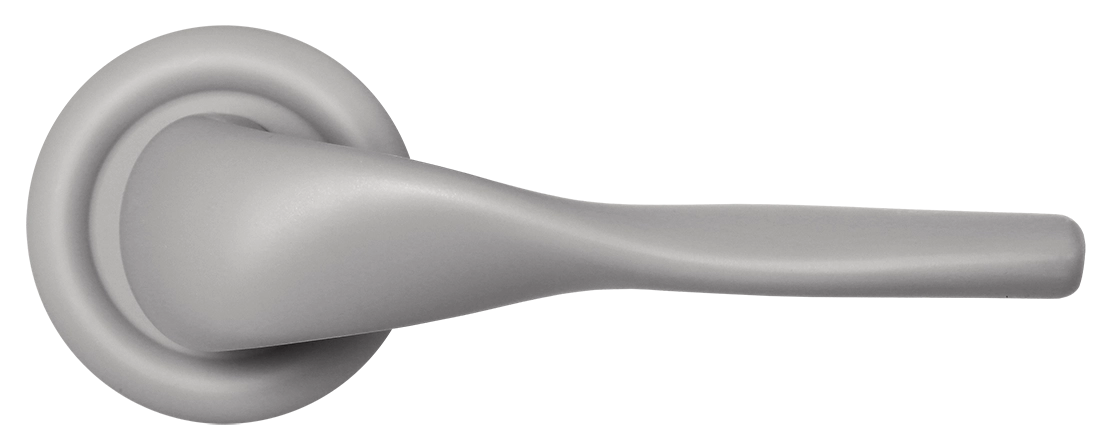 Ручка дверная LVB R7 SMI на круглой розетке, цвет Весенняя дымка/Spring Mist фото купить в Самаре