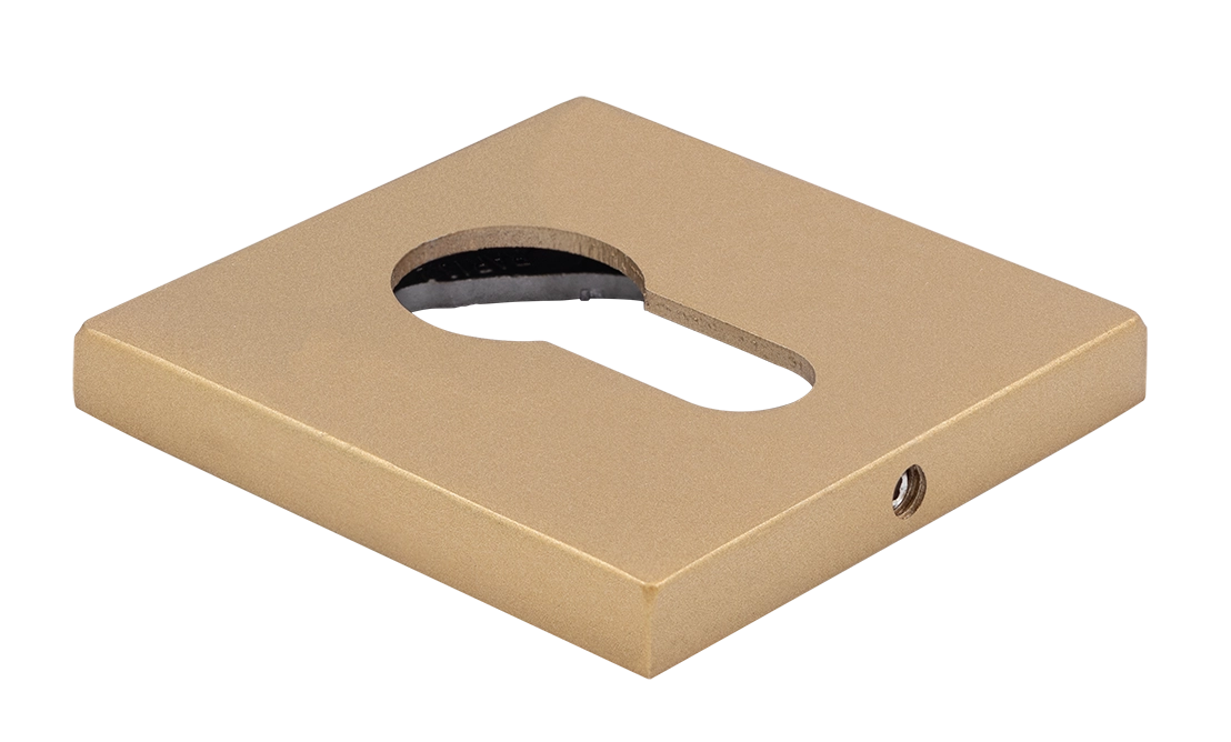 Накладка на замок MH-KH-S6 FTG под евроцилиндр, цвет матовое итальянское золото фото купить Самара