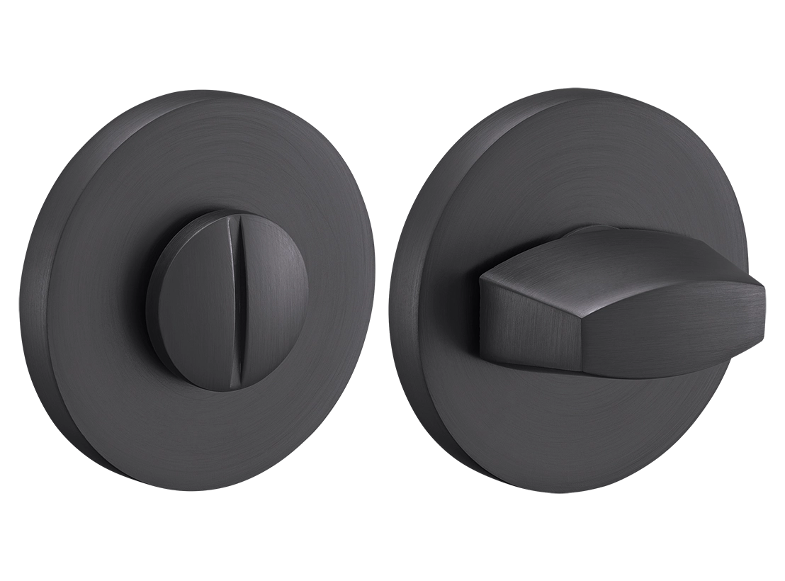 Завертка сантехническая MH-WC-R6 GR на круглой розетке, цвет графит, ЦАМ фото купить Самара