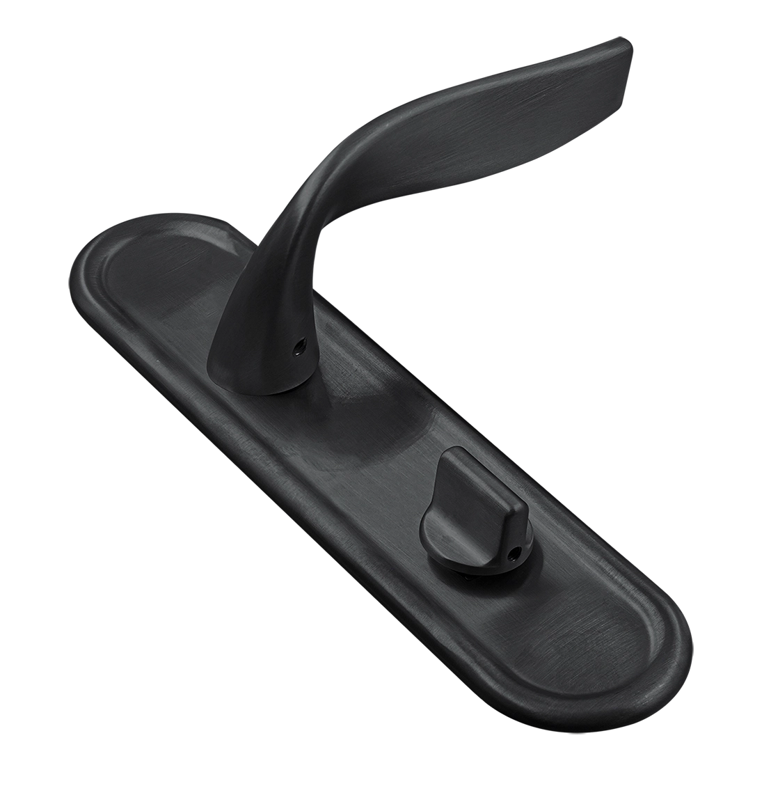 Ручка дверная SKYSCRAPER PLR WC SST на планке под сантехническую завертку, цвет Летняя гроза/Summer Storm фото купить Самара