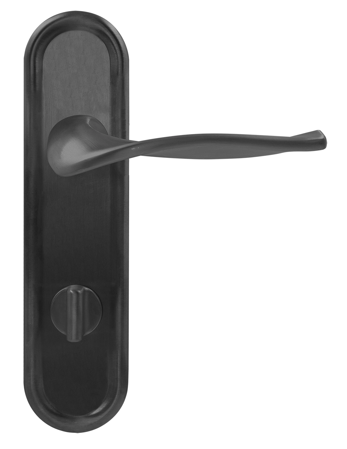 Ручка дверная SKYSCRAPER PLR WC SST на планке под сантехническую завертку, цвет Летняя гроза/Summer Storm фото купить в Самаре