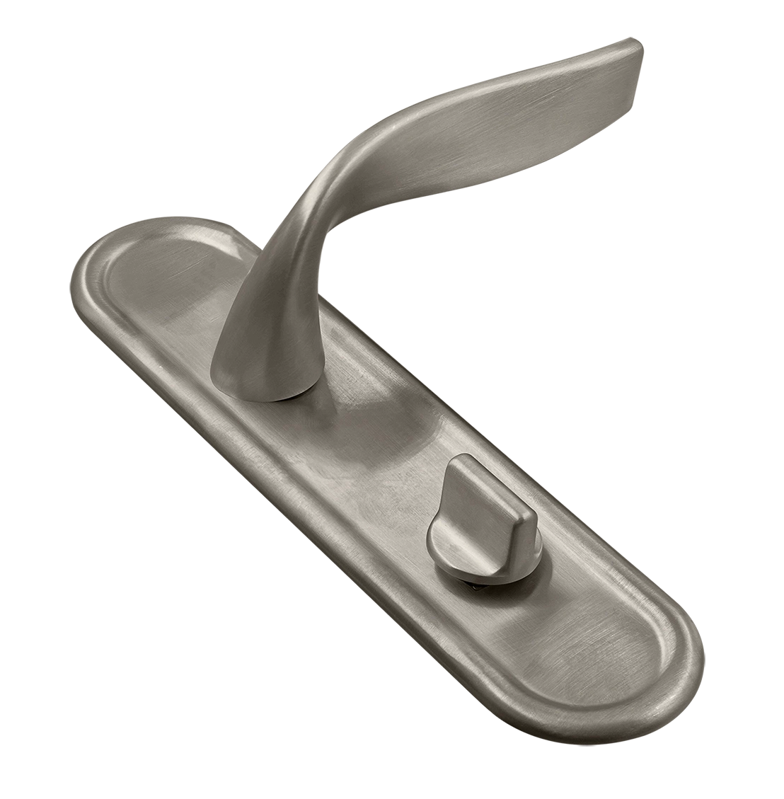 Ручка дверная SKYSCRAPER PLR WC SMI на планке под сантехническую завертку, цвет Весенняя дымка/Spring Mist фото купить Самара