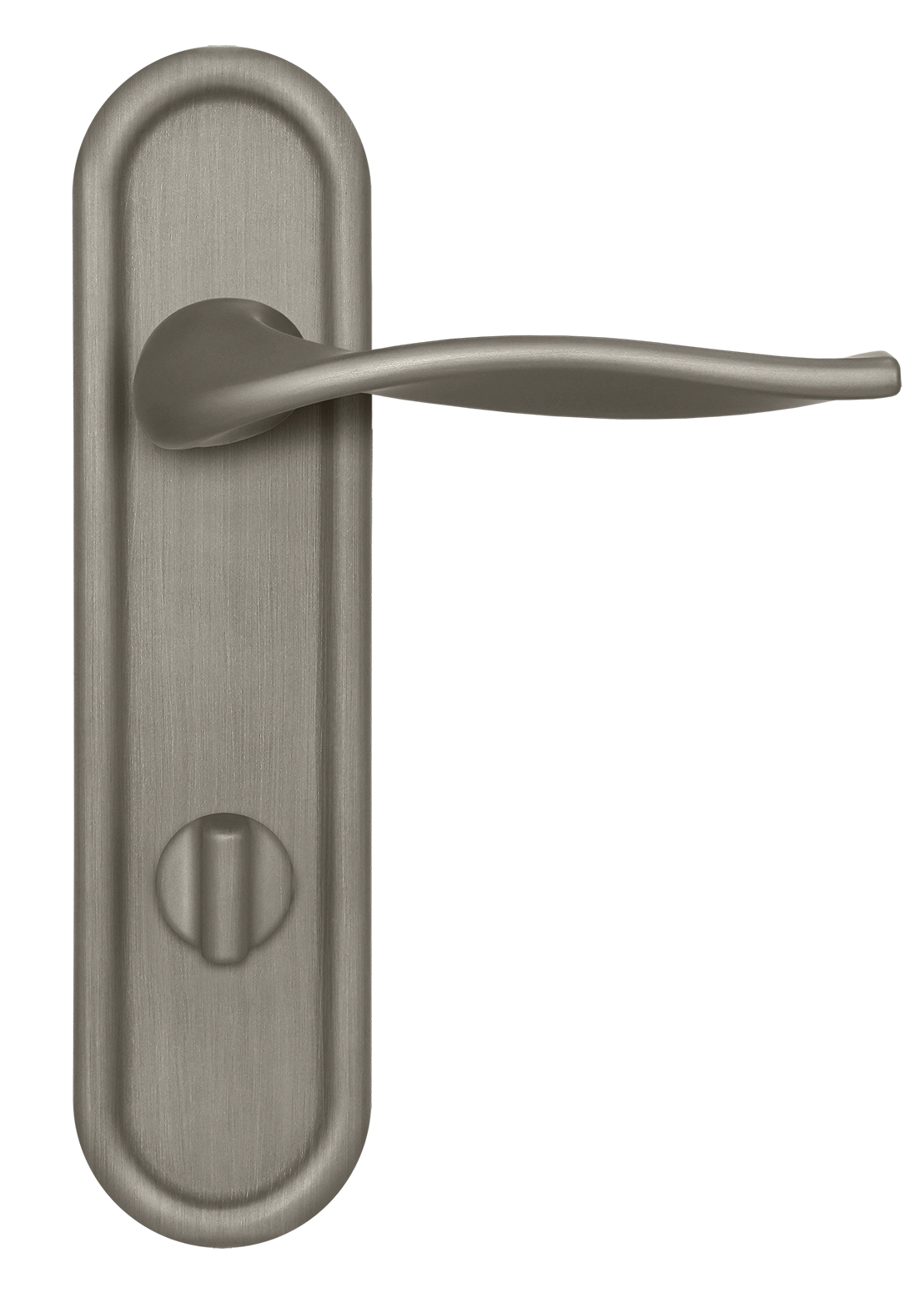 Ручка дверная SKYSCRAPER PLR WC SMI на планке под сантехническую завертку, цвет Весенняя дымка/Spring Mist фото купить в Самаре