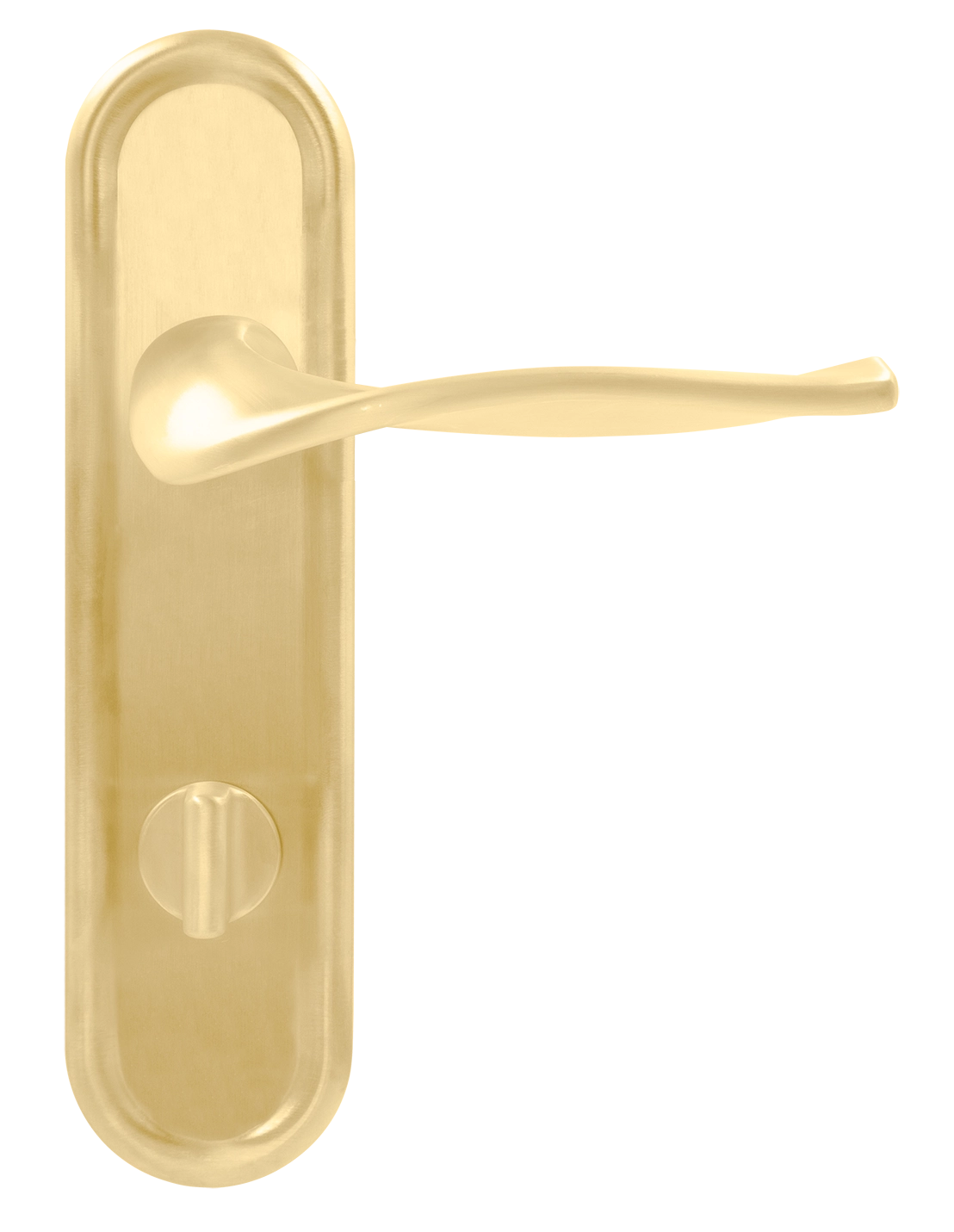 Ручка дверная SKYSCRAPER PLR WC AH на планке под сантехническую завертку, цвет Осенний мёд/Autumn Honey фото купить в Самаре