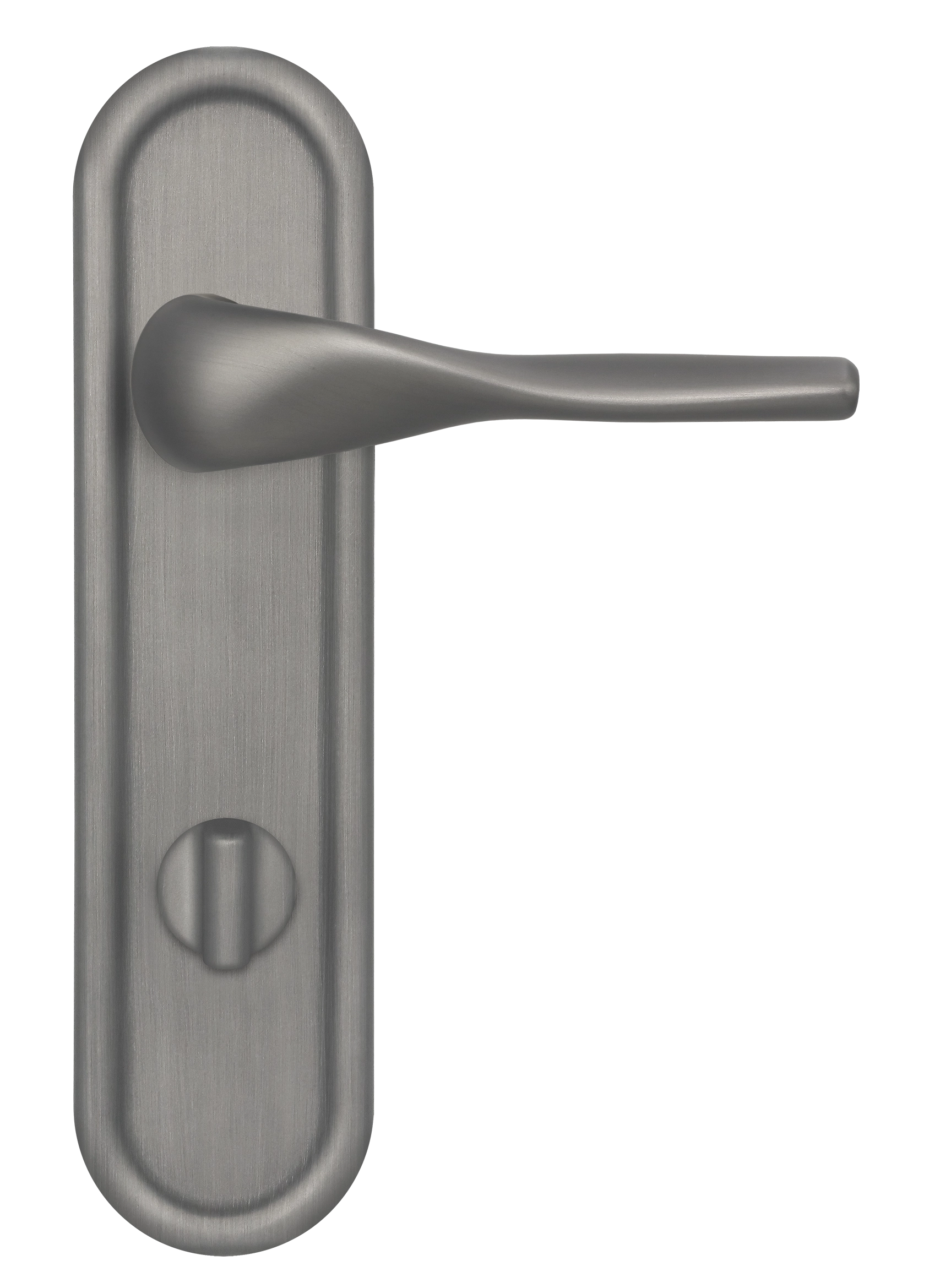 Ручка дверная LVB PLR WC WF на планке под сантехническую завертку, цвет Зимняя стужа/Winter Frost фото купить в Самаре