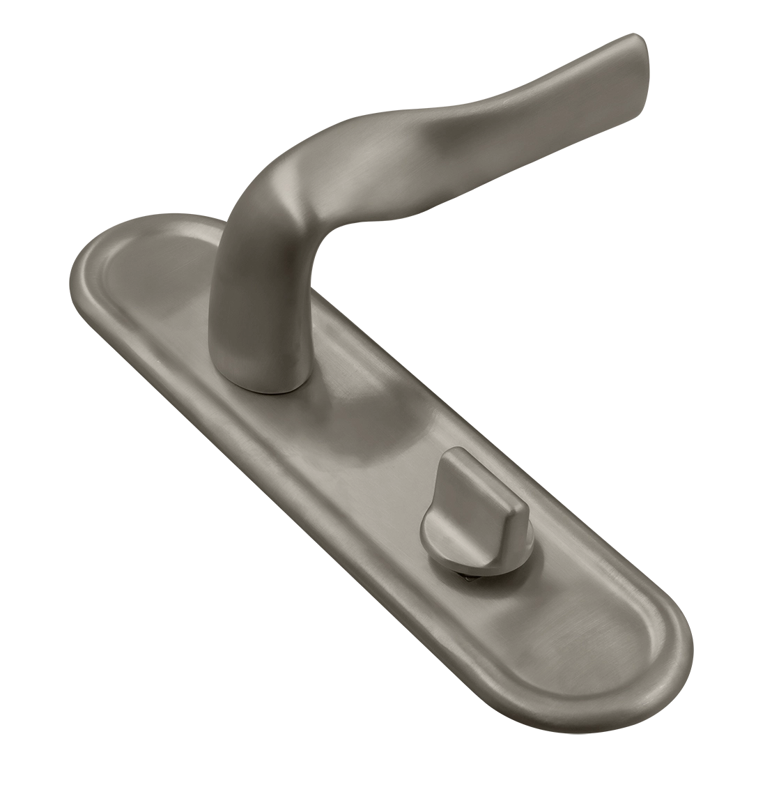 Ручка дверная LVB PLR WC SMI на планке под сантехническую завертку, цвет Весенняя дымка/Spring Mist фото купить Самара