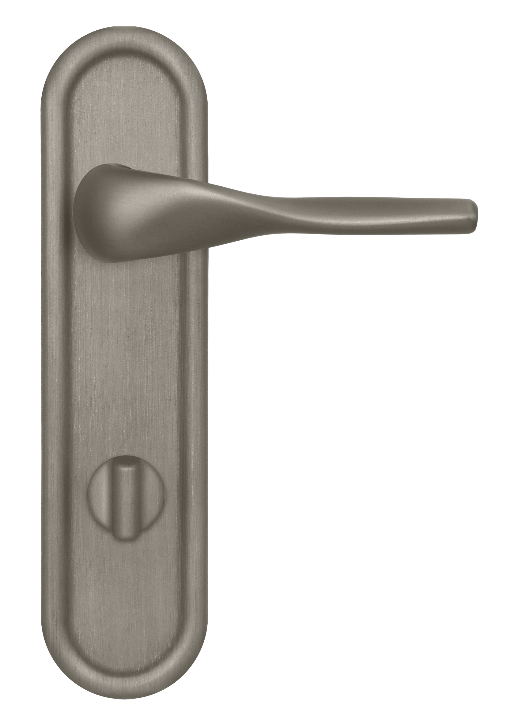 Ручка дверная LVB PLR WC SMI на планке под сантехническую завертку, цвет Весенняя дымка/Spring Mist фото купить в Самаре