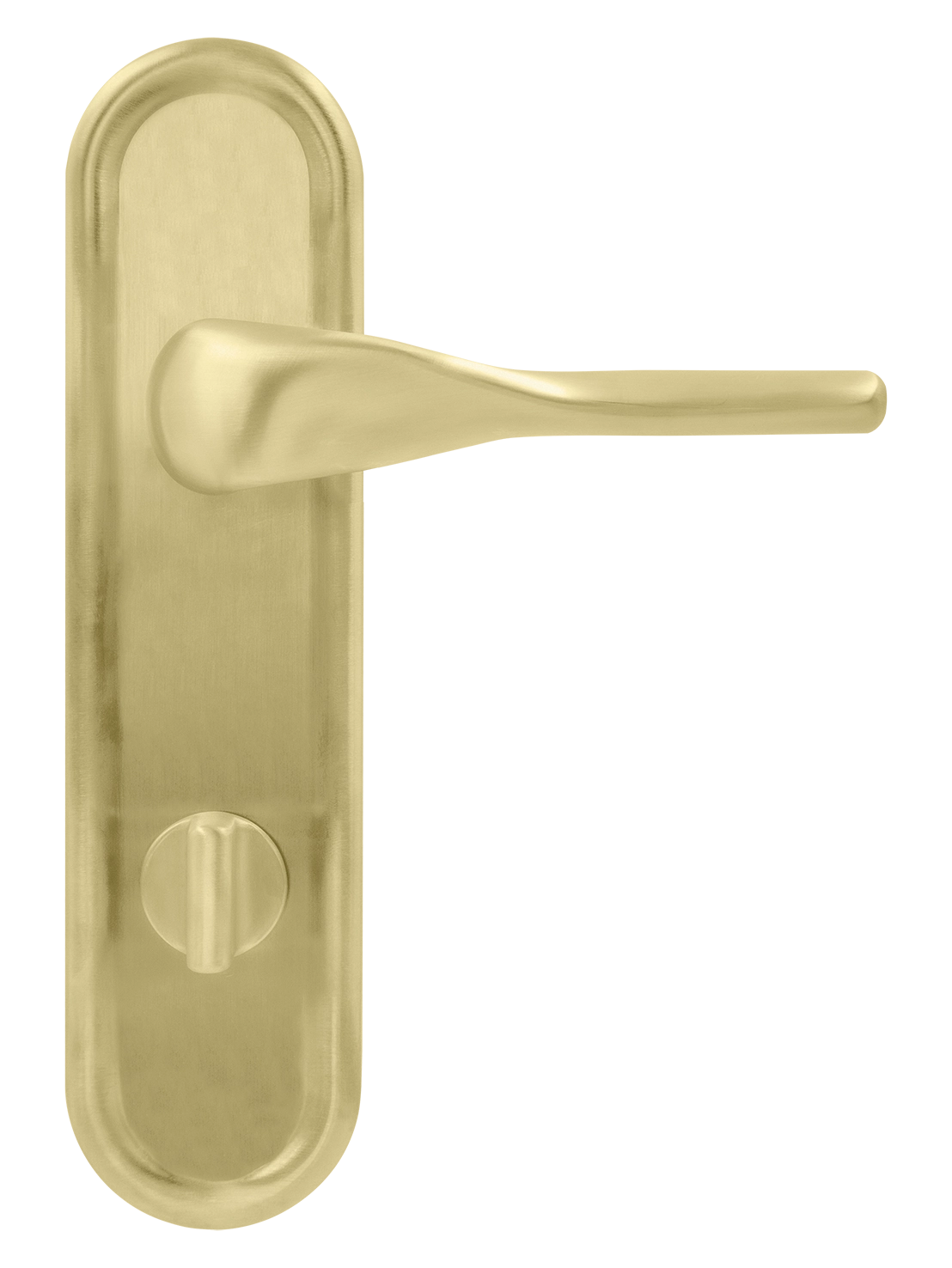 Ручка дверная LVB PLR WC AH на планке под сантехническую завертку, цвет Осенний мёд/Autumn Honey фото купить в Самаре