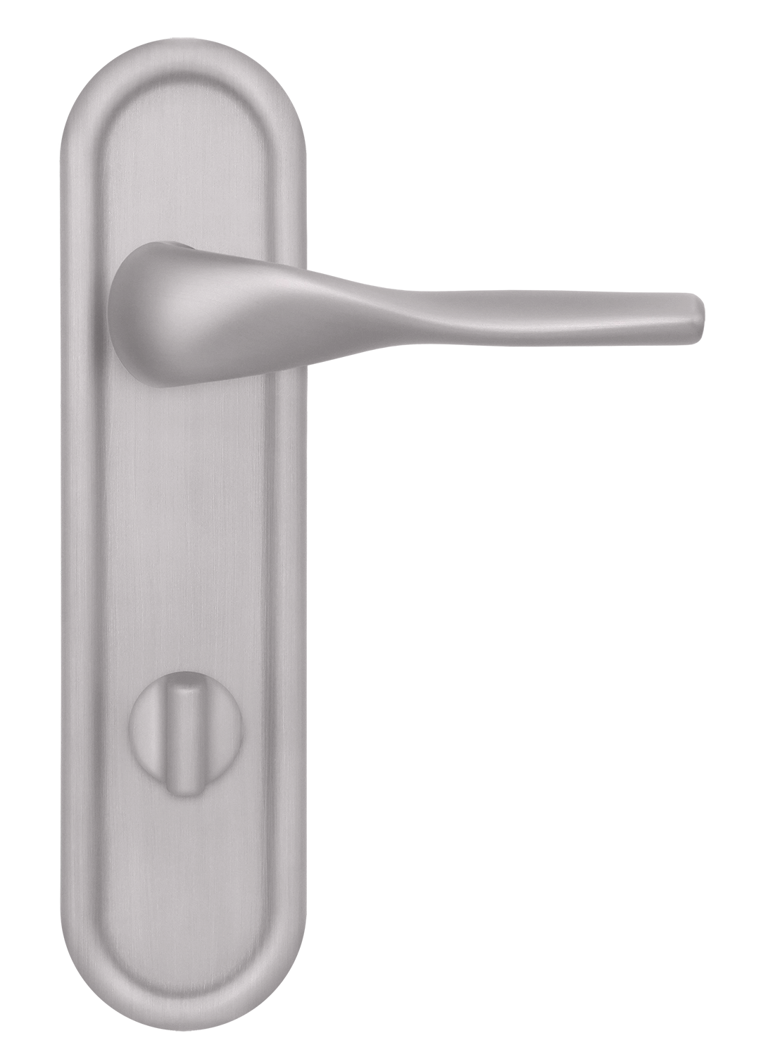 Ручка дверная LVB PLR WC SSW на планке под сантехническую завертку, цвет Стокгольмский снегопад/Stockholm Snowfall фото купить в Самаре