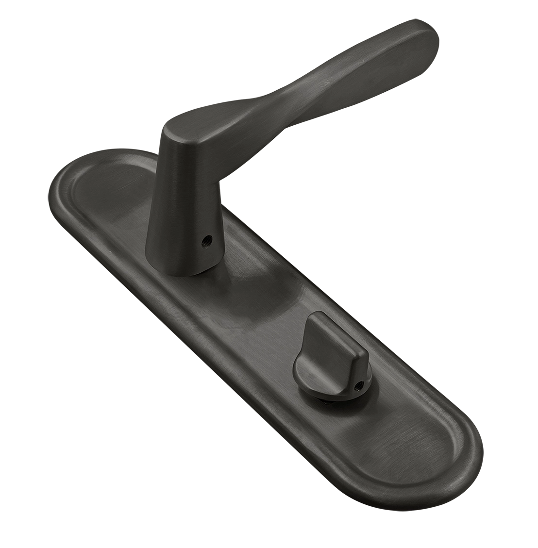 Ручка дверная THE OLYMPICS PLR WC SST на планке под сантехническую завертку, цвет Летняя гроза/Summer Storm фото купить Самара