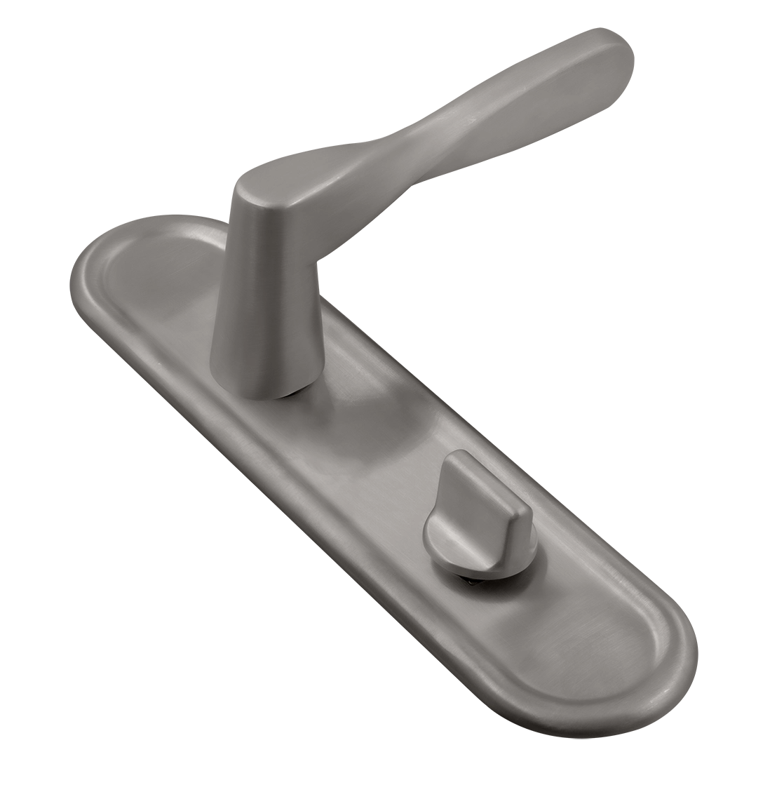 Ручка дверная THE OLYMPICS PLR WC WF на планке под сантехническую завертку, цвет Зимняя стужа/Winter Frost фото купить Самара