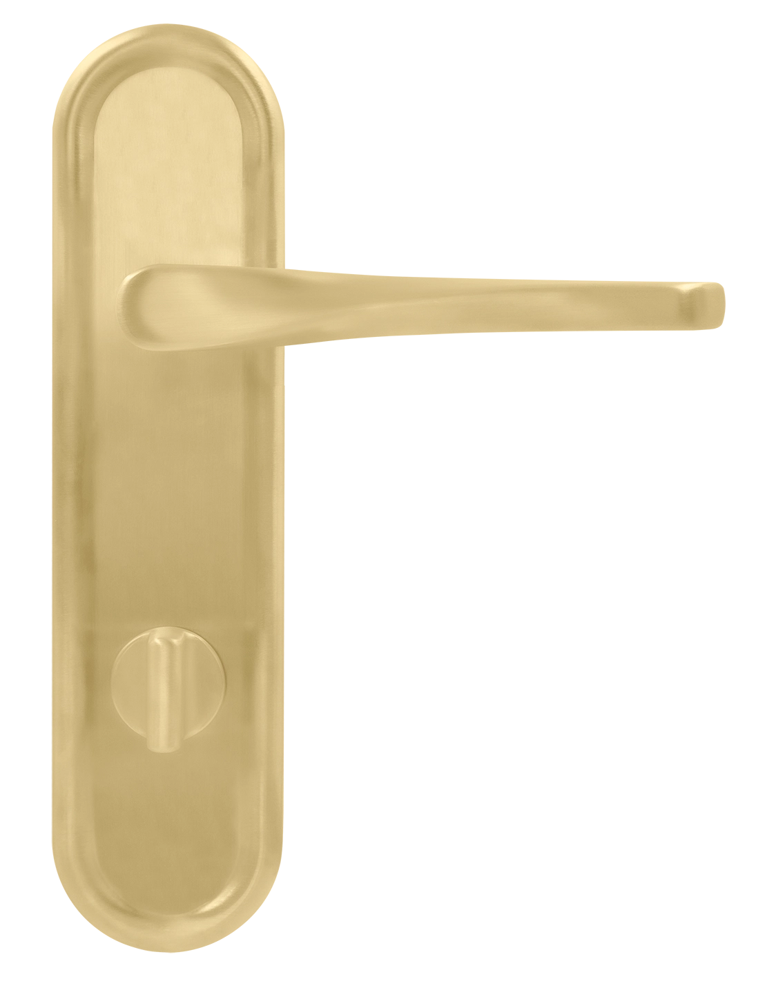 Ручка дверная THE OLYMPICS PLR WC AH на планке под сантехническую завертку, цвет Осенний мёд/Autumn Honey фото купить в Самаре