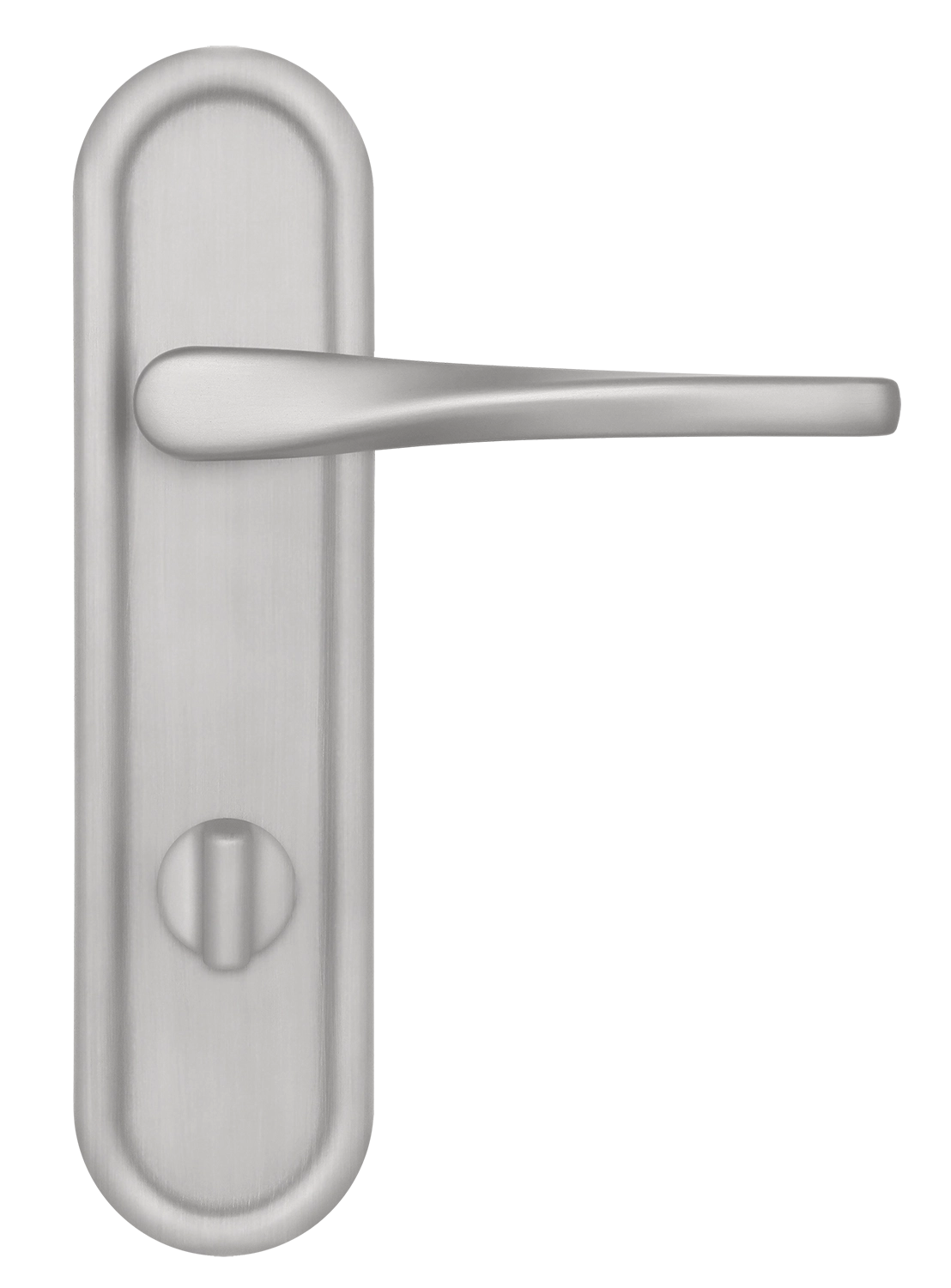 Ручка дверная THE OLYMPICS PLR WC SSW на планке под сантехническую завертку, цвет Стокгольмский снегопад/Stockholm Snowfall фото купить в Самаре