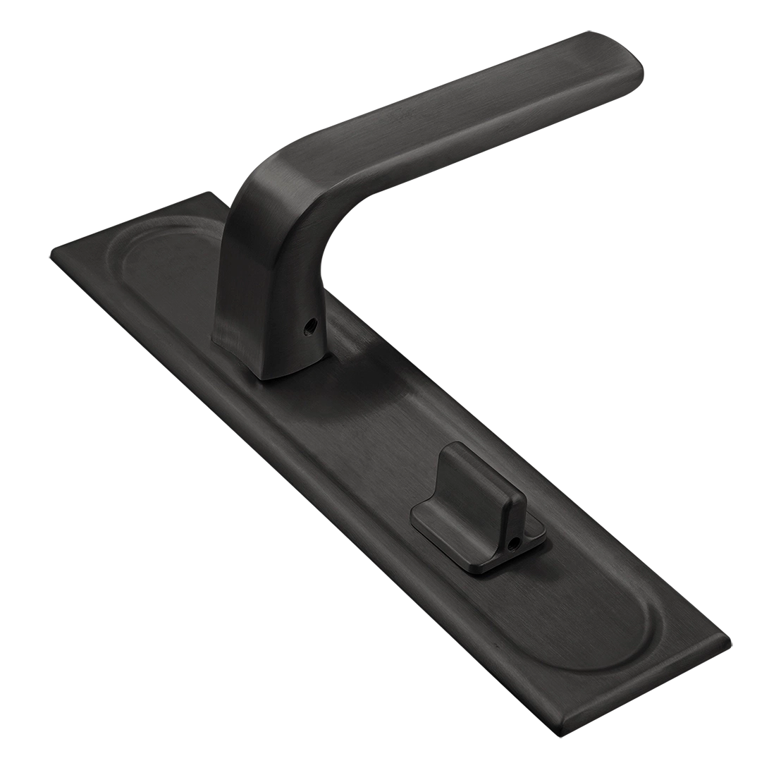 Ручка дверная THE BUS STATION PLS WC SST на планке под сантехническую завертку, цвет Летняя гроза/Summer Storm фото купить Самара