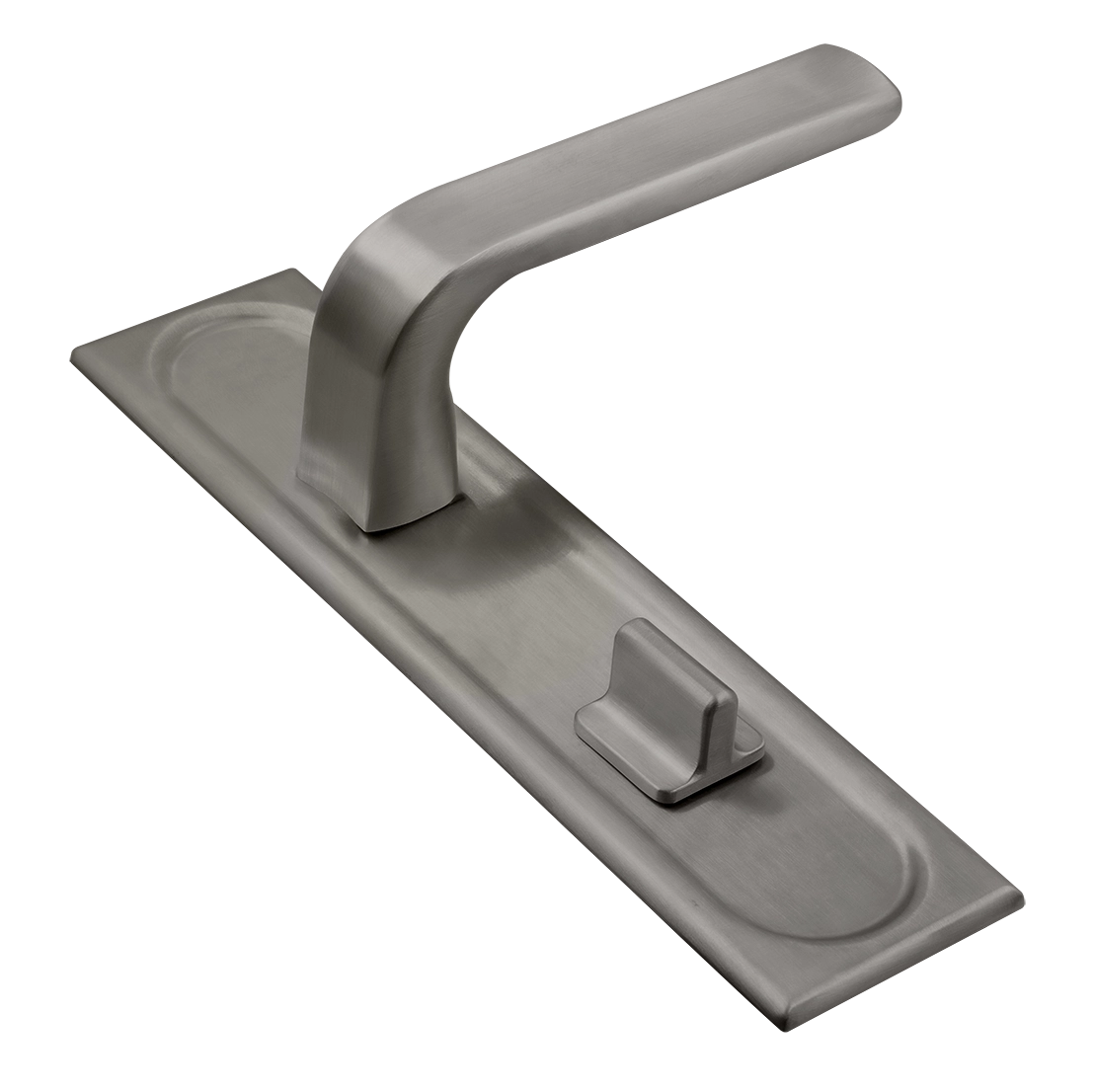 Ручка дверная THE BUS STATION PLS WC WF на планке под сантехническую завертку, цвет Зимняя стужа/Winter Frost фото купить Самара