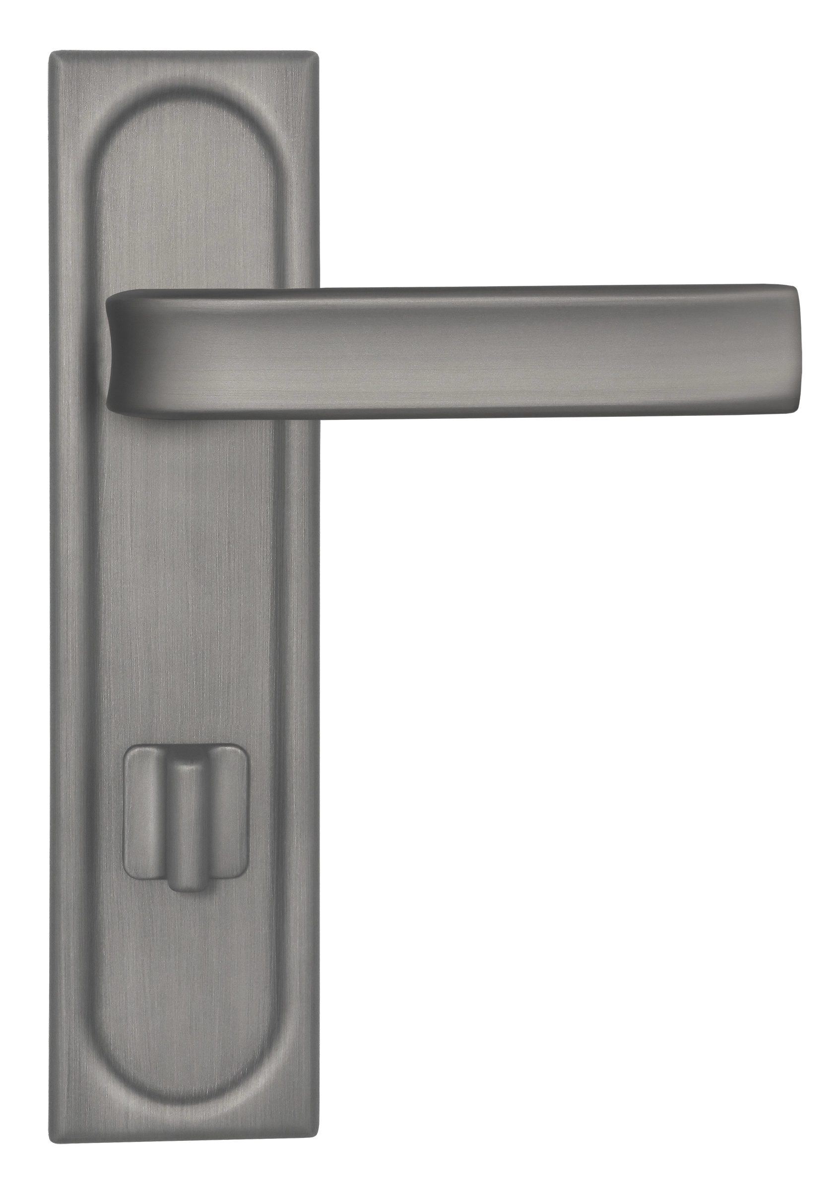 Ручка дверная THE BUS STATION PLS WC WF на планке под сантехническую завертку, цвет Зимняя стужа/Winter Frost фото купить в Самаре