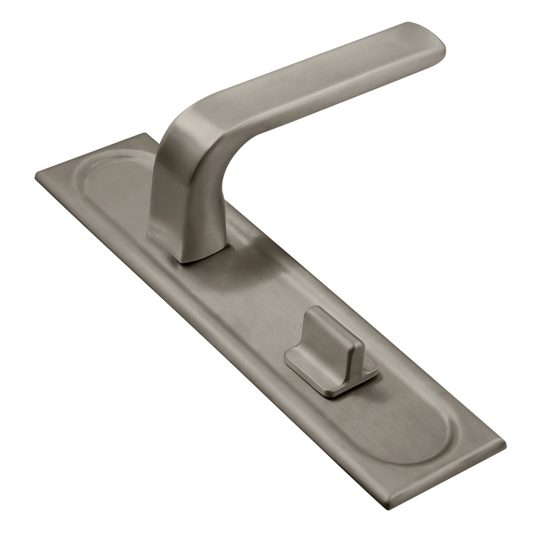 Ручка дверная THE BUS STATION PLS WC SMI на планке под сантехническую завертку, цвет Весенняя дымка/Spring Mist фото купить Самара