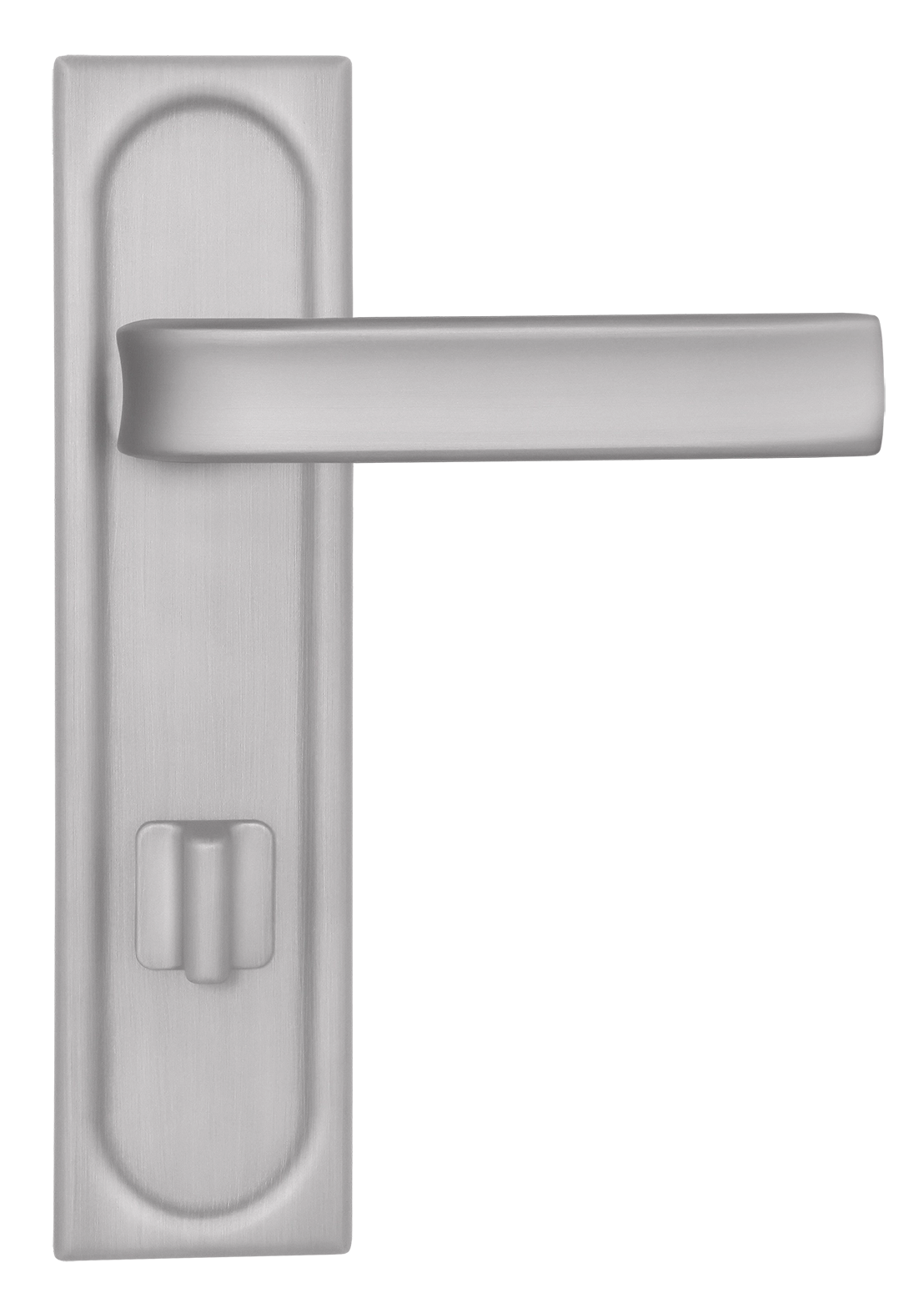 Ручка дверная THE BUS STATION PLS WC SSW на планке под сантехническую завертку, цвет Стокгольмский снегопад/Stockholm Snowfall фото купить в Самаре