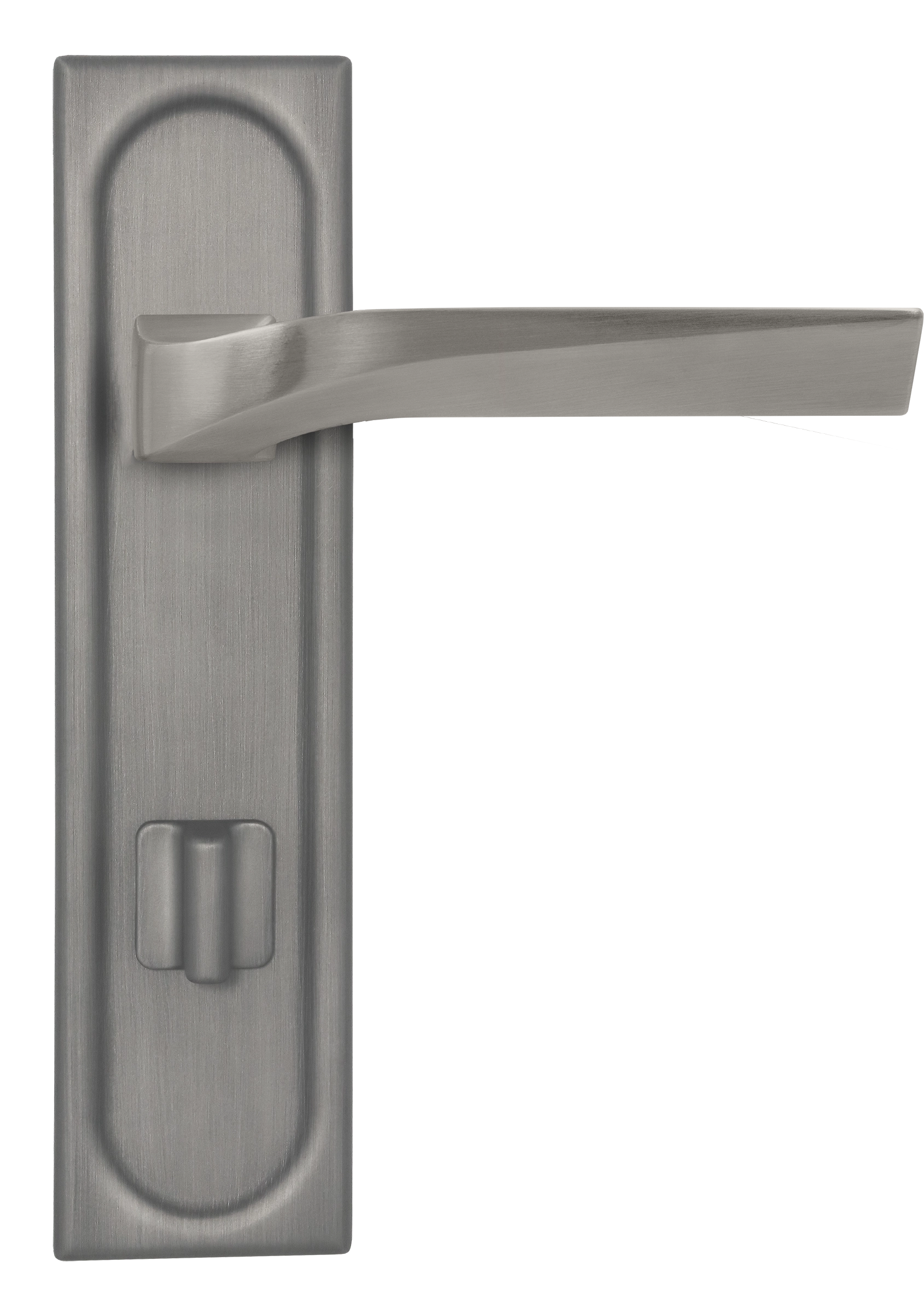 Ручка дверная WD CONCERT HALL PLS WC WF на планке под сантехническую завертку, цвет Зимняя стужа/Winter Frost фото купить в Самаре