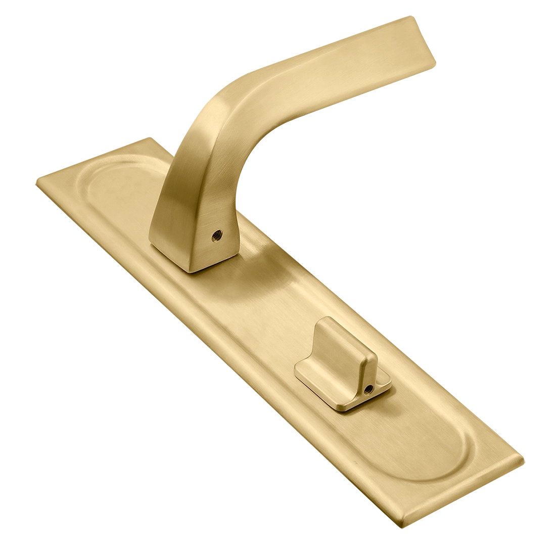 Ручка дверная WD CONCERT HALL PLS WC AH на планке под сантехническую завертку, цвет Осенний мёд/Autumn Honey фото купить Самара