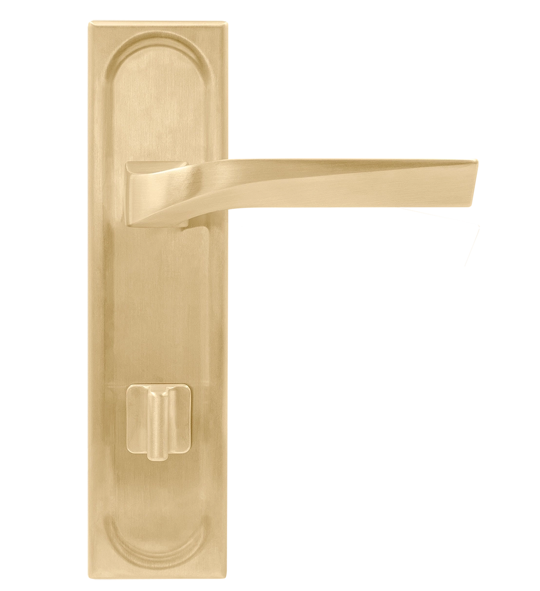 Ручка дверная WD CONCERT HALL PLS WC AH на планке под сантехническую завертку, цвет Осенний мёд/Autumn Honey фото купить в Самаре