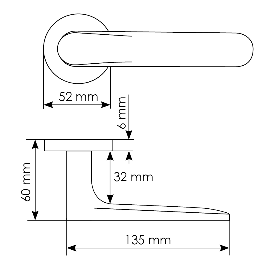 Комплект дверных ручек MH-59-R6 BL с заверткой MH-WC-R6 BL + магнитный замок M1895 BL, цвет черный фотомореллиСамара