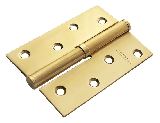 Петля разъемная карточная MSND 100X70X2.5 SG R с подшипником стальная правая, врезная, цвет матовое золото фото купить Самара
